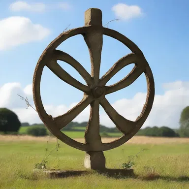 In some pagan rituals, the Catherine wheel was symbolically used to represent the eternal cycle of life and rebirth.