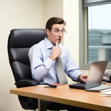 The prankster in the office always plays tricks on his coworkers, he is a real disturber of the peace and quiet.