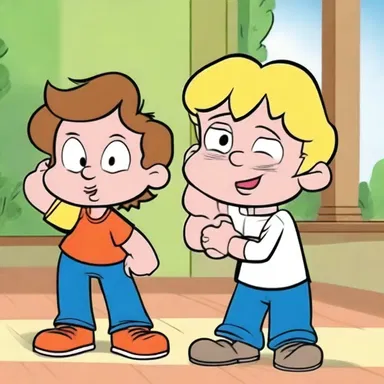 The mischievous character in the cartoon is always causing trouble and acting as a disturber, never allowing the other characters to have peace and quiet.