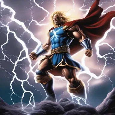 According to ancient legends, the god of thunder would baste his enemies with lightning bolts.