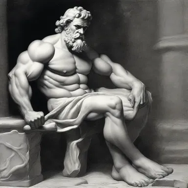 In Greek mythology, the god Hephaestus was portrayed as having a 'disablement' due to his crippled foot.