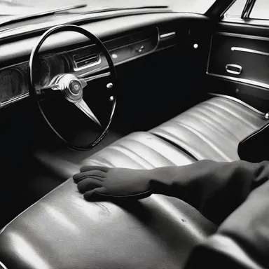 In the classic novel, the detective discovered a crucial clue carefully concealed in the glove compartment of the suspect's car.
