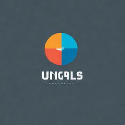 Create a modern, sleek logo for UNGRLS, incorporating bold, confident typography. Use a vibrant color palette that invokes energy, excitement and youthful exuberance.