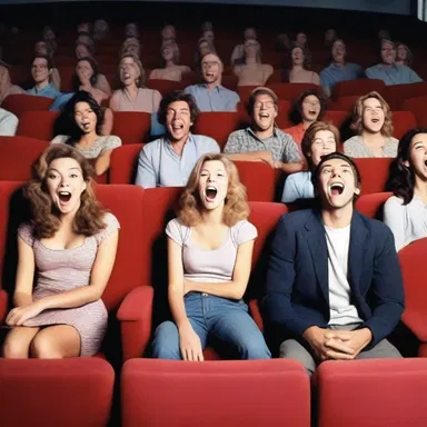 After the thrilling roller coaster scene, the audience exited the cinema giddily.