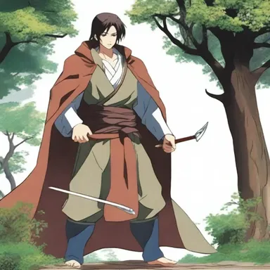 The protagonist in the anime series was fighting against evil creatures that resembled noli-me-tangere.