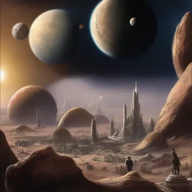 The intergalactic civilization sought to territorialize new planets for their empire.
