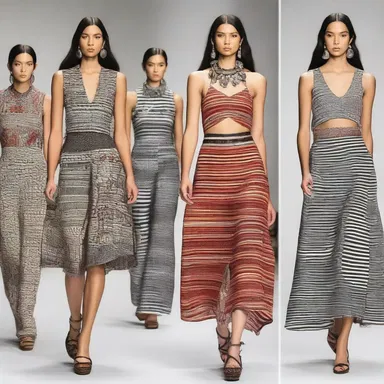 The fashion designer territorialized her collection by incorporating prints inspired by traditional indigenous patterns.