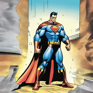 In the comic book, the superhero's cape was attractable to metal objects.