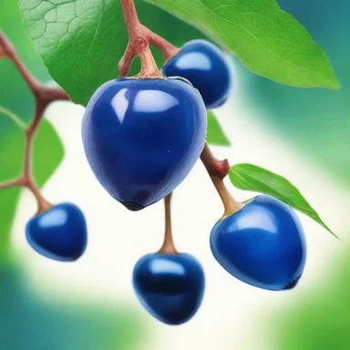 The poet used the imagery of the sapphire berry in his poem to represent the fleeting beauty of nature and the passage of time.