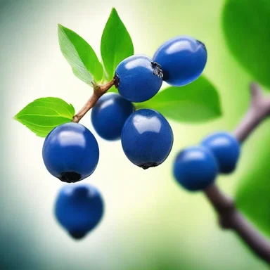 The poet used the imagery of the sapphire berry in his poem to represent the fleeting beauty of nature and the passage of time.