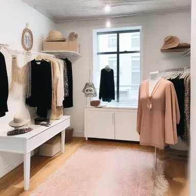 The fashion designer decided to sublet a small space in her boutique to a jewelry designer, allowing them to sell their products while sharing the same location.