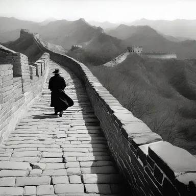 During the construction of the Great Wall of China, the workers exhibited a persevering attitude by tirelessly laboring for years.