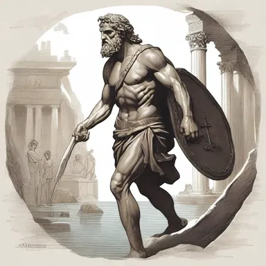In Greek mythology, the character Odysseus is known for his persevering nature as he overcomes numerous obstacles on his journey back home.