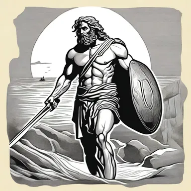 In Greek mythology, the character Odysseus is known for his persevering nature as he overcomes numerous obstacles on his journey back home.