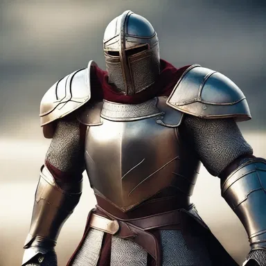 In the epic battle scene, the hero dons a habergeon as part of his protective armor.