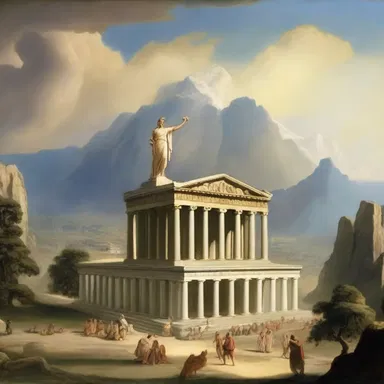 According to Greek mythology, the gods would shack up in Mount Olympus, their divine dwelling place.