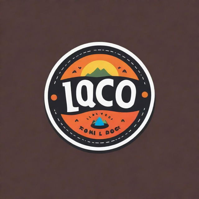 A quirkily designed, vibrant logo for a brand named 'Loco'. The design should incorporate elements to capture a wild, free-spirited ethos in a tasteful and appealing manner.