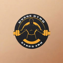 A dynamic and energetic logo design for a gym