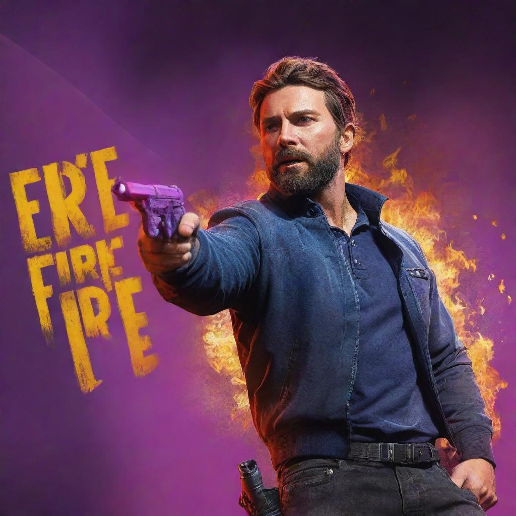 An exciting YouTube thumbnail portraying a Free Fire movement tutorial, with action-oriented images from the game, vibrant colors, and clear, eye-catching text indicating the tutorial content.