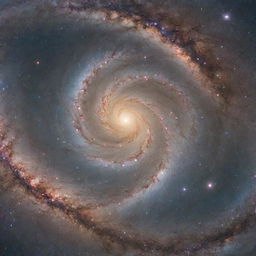 A panoramic view of the entire Milky Way galaxy, with its spiraling arcs of stars and brilliant celestial colors.