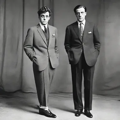 The galoot's fashion sense was so poor that he wore mismatched socks with a formal suit.