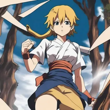 The main character in the anime series displayed an enduring spirit, constantly facing challenges and overcoming obstacles in order to achieve their goal.