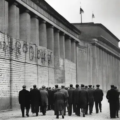 The preceding century was marked by significant political changes, including the fall of the Berlin Wall.