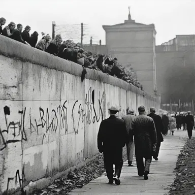 The preceding century was marked by significant political changes, including the fall of the Berlin Wall.