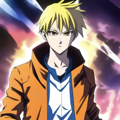 In the preceding episode of the anime series, the main character discovers a hidden power within himself.