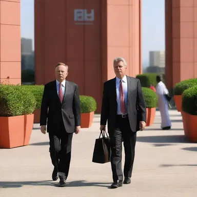 In the movie, the preceding CEO of the company stepped down and handed over the reins to a new leader.