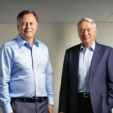 In the movie, the preceding CEO of the company stepped down and handed over the reins to a new leader.