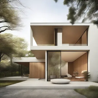 The minimalist style of the house emphasized tenuity, as it focused on clean lines and simple designs with little ornamentation.