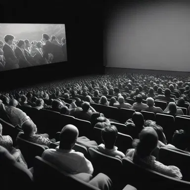 The tenuity of the film screen allowed the audience to fully immerse themselves in the movie.
