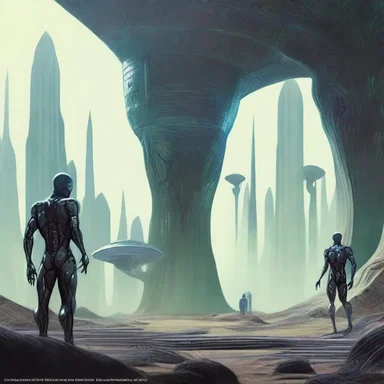 The novel painted a futuristic world where an ideological barrier prevented humans from coexisting with advanced alien species.