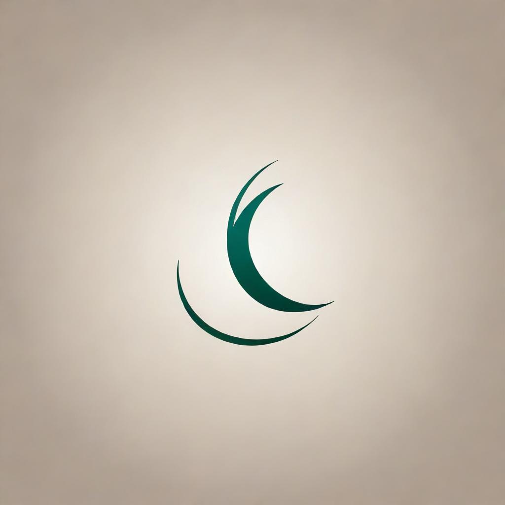 Create a simple and sleek logo design using the Arabic letter 'ض'. Incorporate elements that subtly hint at politics.