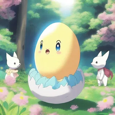 In the anime series, the protagonist discovers a mysterious egg that contains a magical embryo capable of granting any wish.
