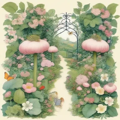 The novel described the secret garden as a sanctuary where the embryos of magical flowers were nurtured and protected.