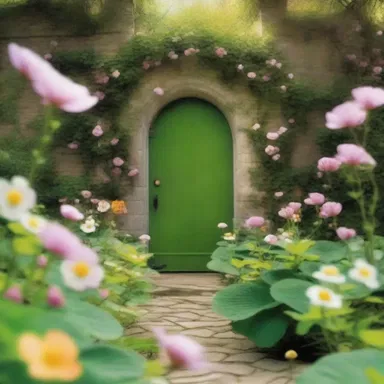 The novel described the secret garden as a sanctuary where the embryos of magical flowers were nurtured and protected.