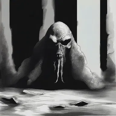 The long-faced monster lurking in the shadows sent a chill down my spine.