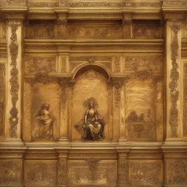 During the Renaissance, gilding metal was often used in the decoration of grand palaces and cathedrals.