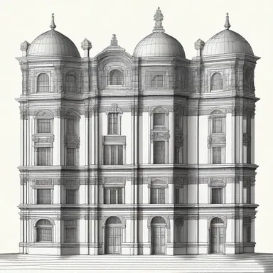 In her novel, the author described the protagonist's meticulous micrometry as she crafted intricate models of historical buildings.
