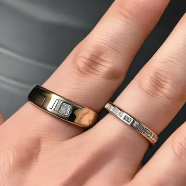 As a loving gesture, he surprised his partner by using micrometry to measure and customize a beautiful piece of jewelry.