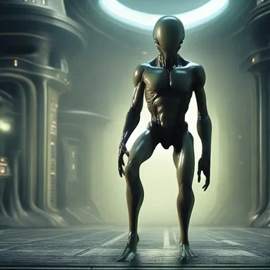 In the science fiction novel, the alien lifeforms would fall all over the human protagonist for his brilliant mind.