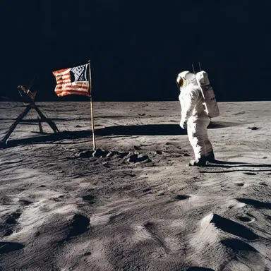 The historical event that perfectly encapsulates camp is the Apollo 11 moon landing, with its grandiose gestures and patriotic sentimentality.