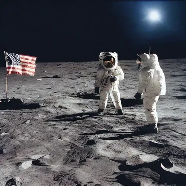 The historical event that perfectly encapsulates camp is the Apollo 11 moon landing, with its grandiose gestures and patriotic sentimentality.