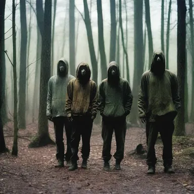 The horror movie depicted a group of friends who stumbled upon an abandoned camp in the woods, only to discover it was haunted by evil spirits.