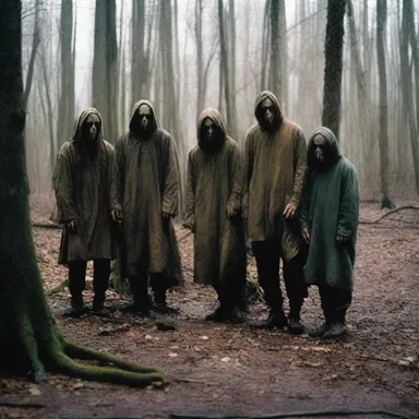 The horror movie depicted a group of friends who stumbled upon an abandoned camp in the woods, only to discover it was haunted by evil spirits.