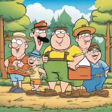 The cartoon show features exaggerated humor and over-the-top characters, which adds to its camp appeal.
