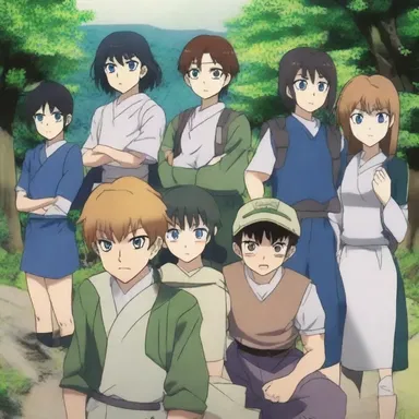 The anime series focused on a camp where a group of teenagers with special abilities trained to become skilled warriors.