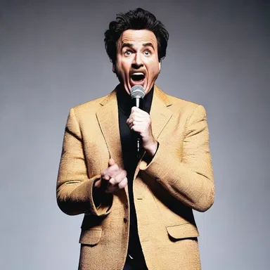 The comedian's stand-up routine had a campy quality, where he exaggerated his gestures and added playful innuendos to his jokes for comic effect.